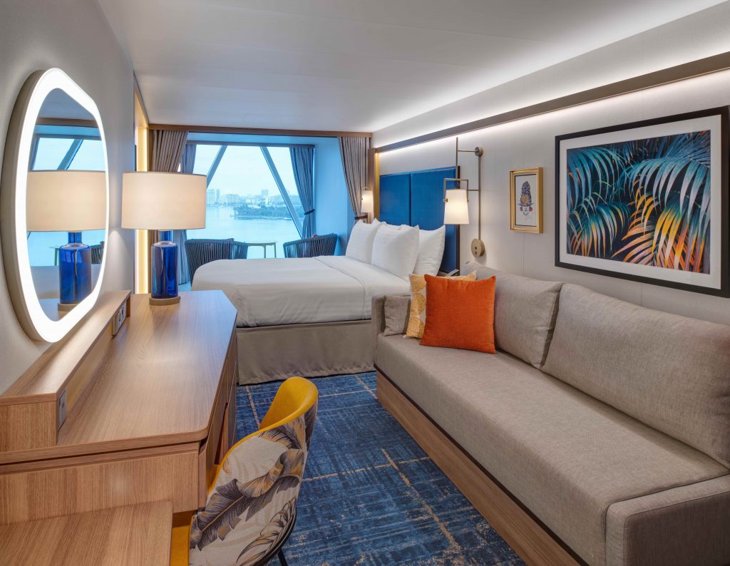 Panoramic Ocean View Stateroom - Cat. L5 - Room #14146 Deck 14 - Forward PortsideIcon of the Seas - Royal Caribbean International