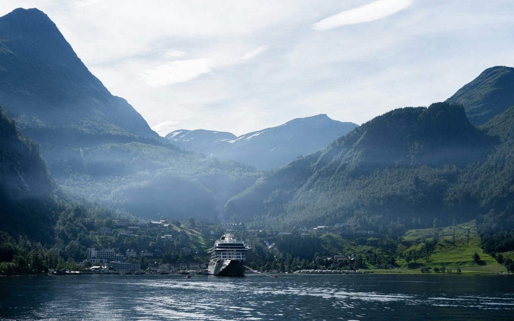 Geiranger Norvegia nave da crociera