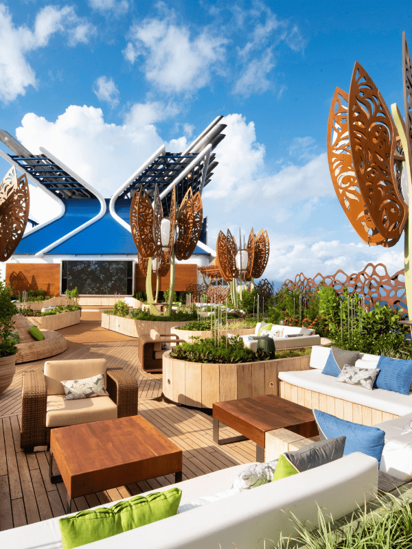 Rooftop garden foto Celebrity press center