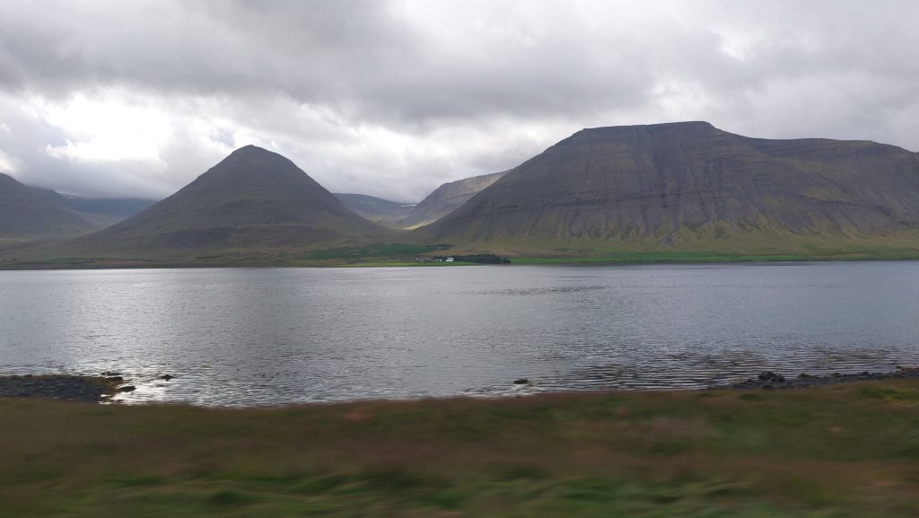 Isafjordur in crociera panorami westfjords