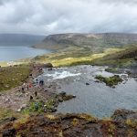 Cascata Dynjandi nei Westfjords vicino a Isafjordur