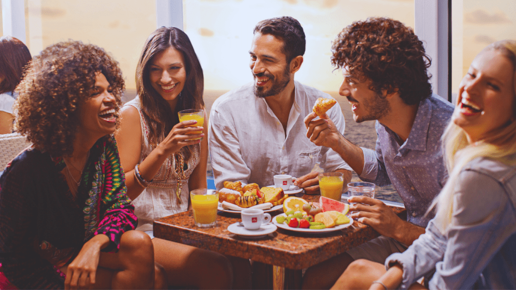 soft drinks e caffè serviti al bar su nave Costa Crociere