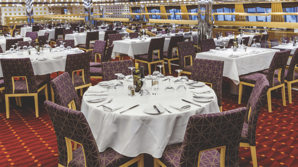 ristorante principale nave da crociera cena