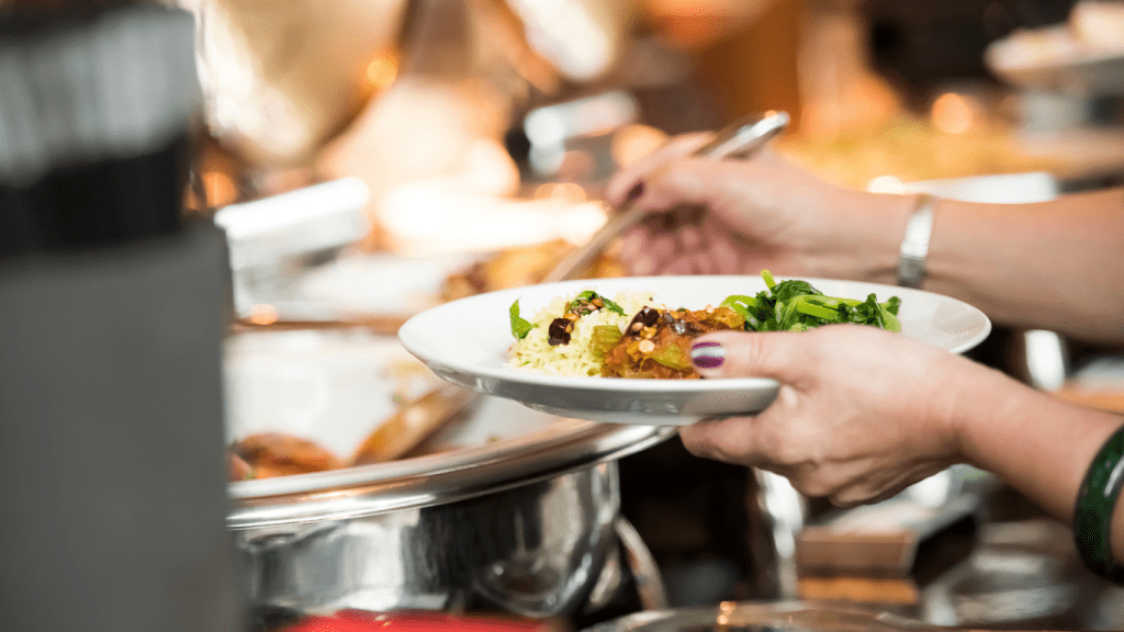 stazioni buffet nave da crociera