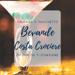 cocktail serviti al bar su nave Costa Crociere