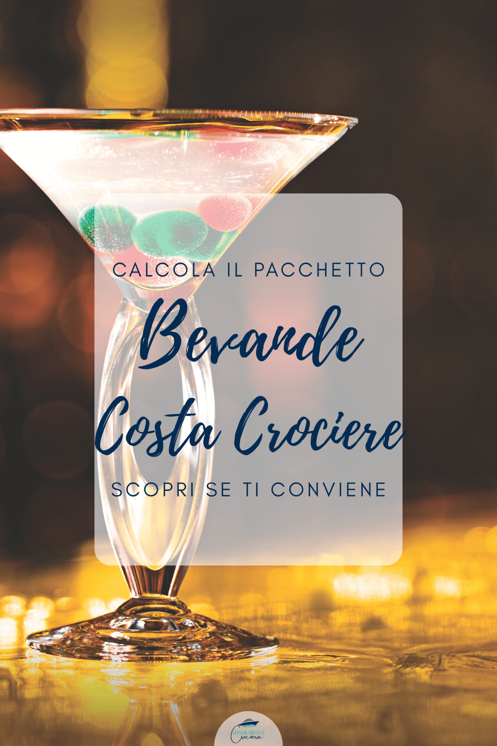 cocktail serviti al bar su nave Costa Crociere