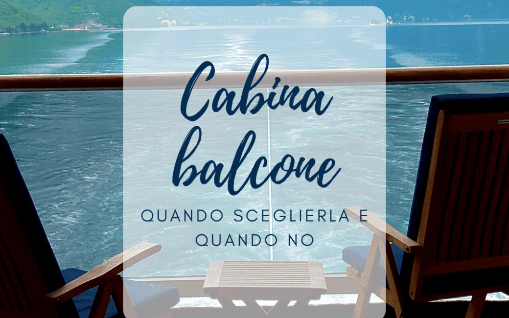 cabina balcone crociera vista mare