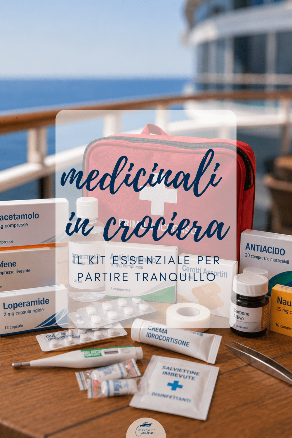 kit medicinali in crociera