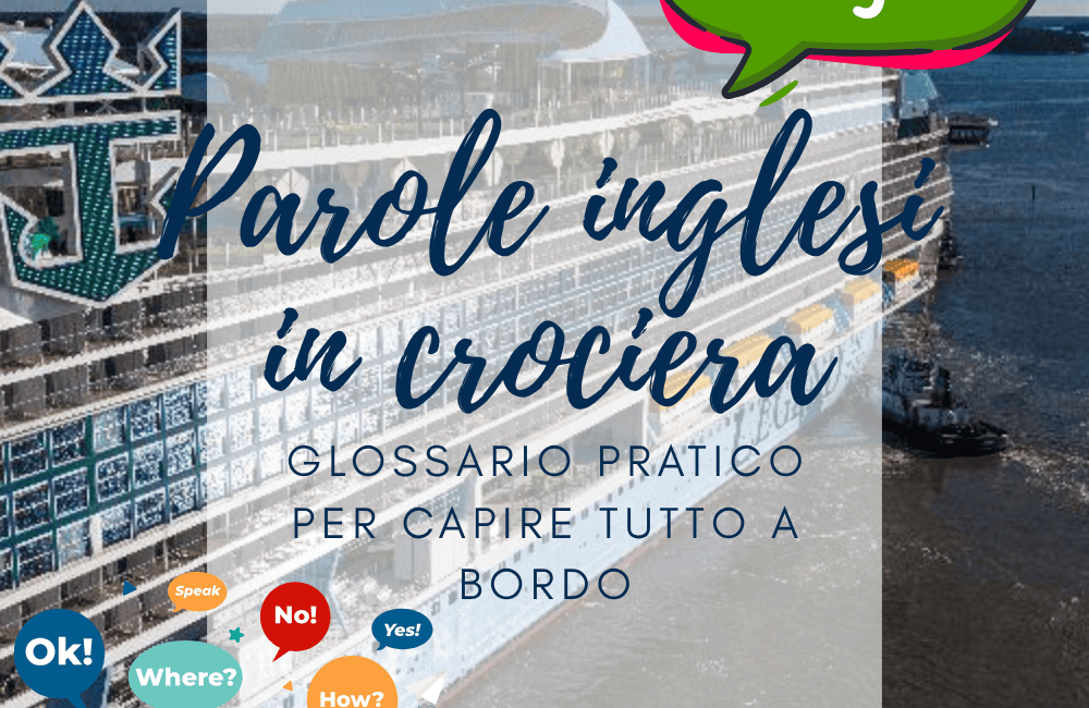 parole inglesi in crociera