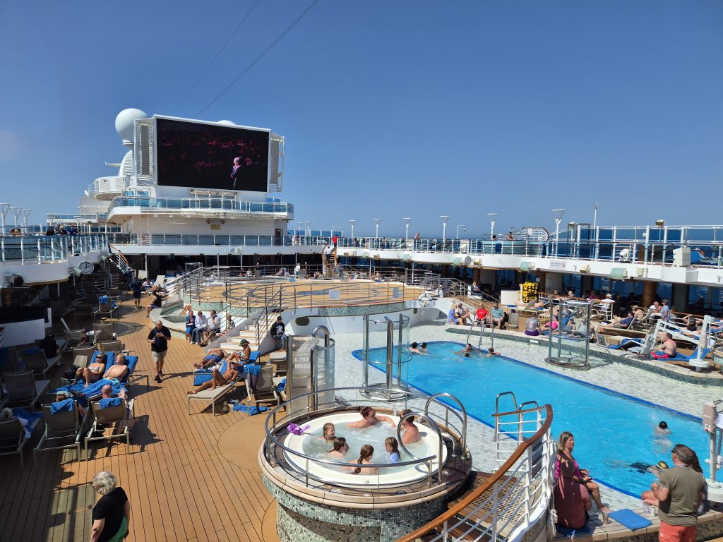 majestic princess cobh pool deck