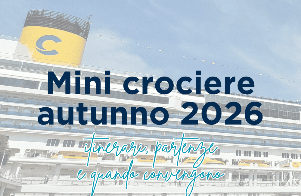 mini crociere autunno 2026