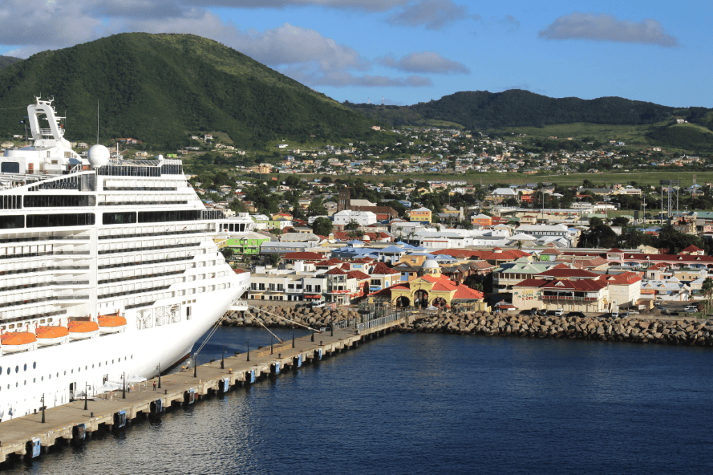 Basseterre St. Kitts in crociera