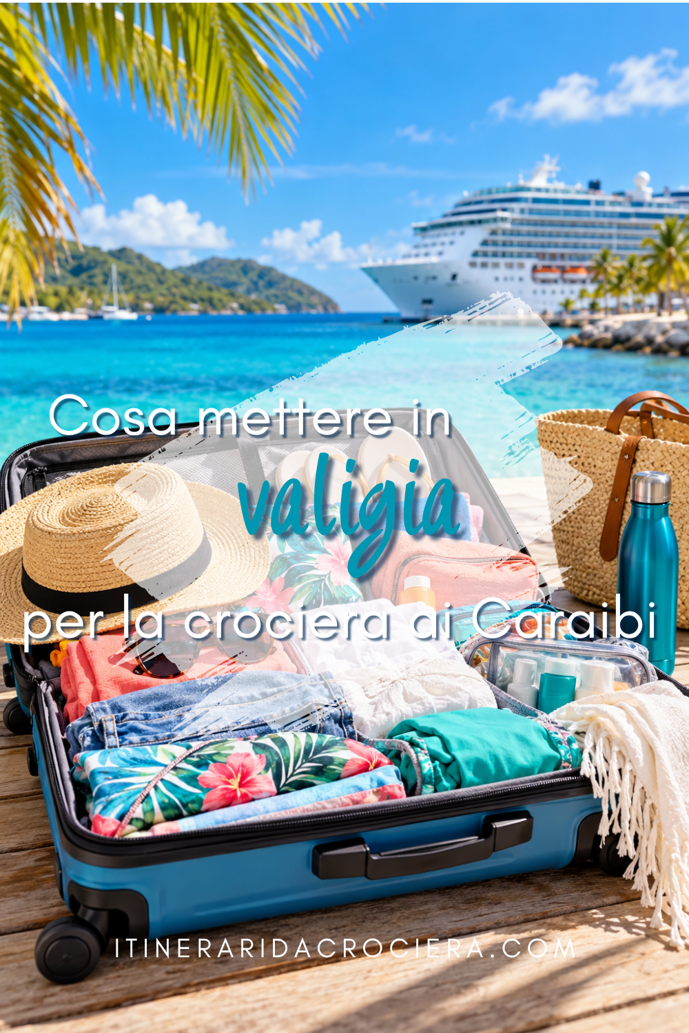 valigia crociera caraibi
